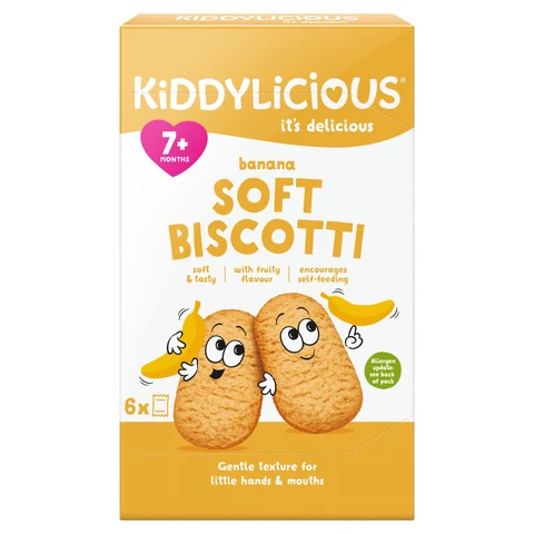 4c765c6ab87a3a67.png Kiddylicious Banana Soft Biscotti 7m+ - Image 1