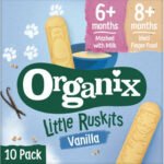 Organix Little Ruskits – Vanilla Biscuits